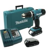 APARAFUSADORA Profissional MAKITA BHP453RHE3 BATERIA 18 VOLTES COM MALA