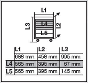 Carro de ferramentas equipado com 266 ferramentas profissionais 1907-4921EVApe