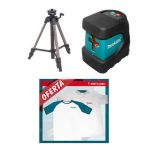 Ferramentas medição Nivel Laser makita projecta luz em cruz