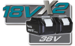 Batrias makita 18vx2