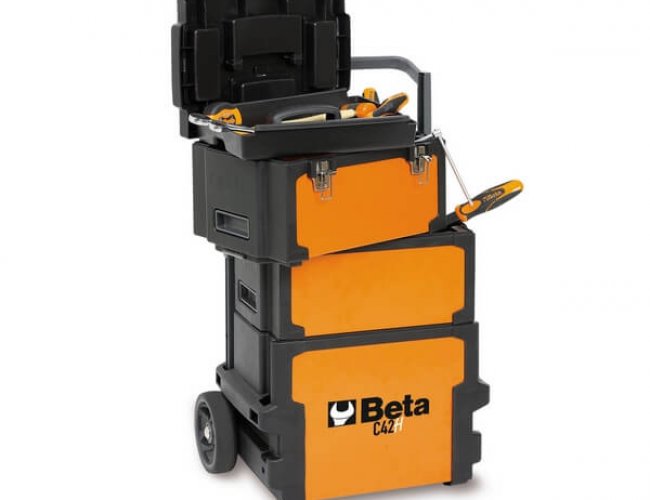 Mala de ferramentas tipo trolley com 3 módulos c42h- Beta