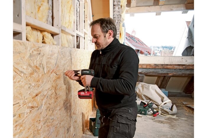 Aparafusadora metabo bateria