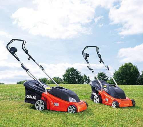 Corta relvas eléctrico 33 cm EM330 Sem tração. Compacto e leve.