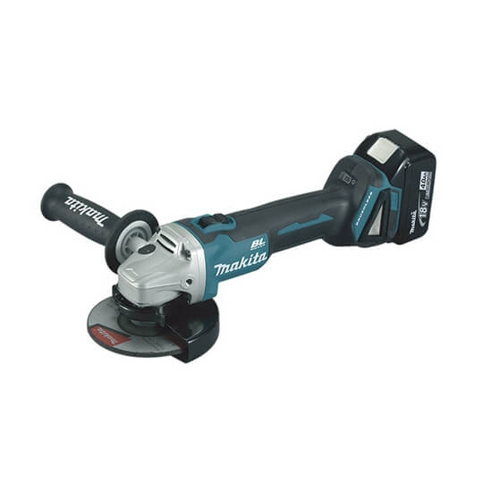 Rebarbadora Makita - bateria 18V 4 Rebarbadora 18V 4.0Ah Li-ion 125mm DGA504RMJ Alto rendimento. Comparável com um modelo eléctrico.