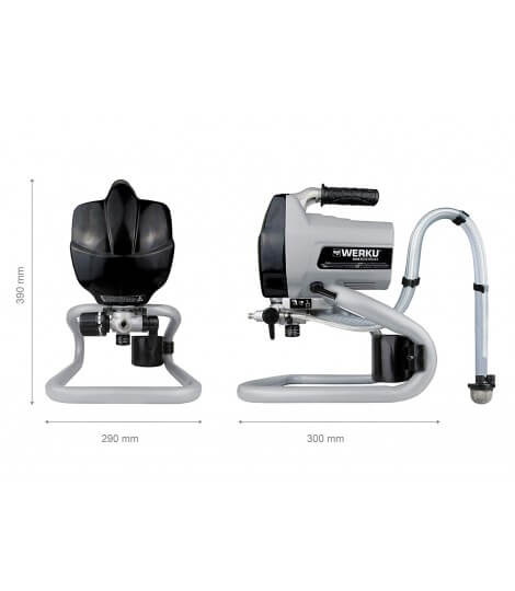 MAQUINA PINTURA AIRLESS 205bar 1.4LPM WERKU