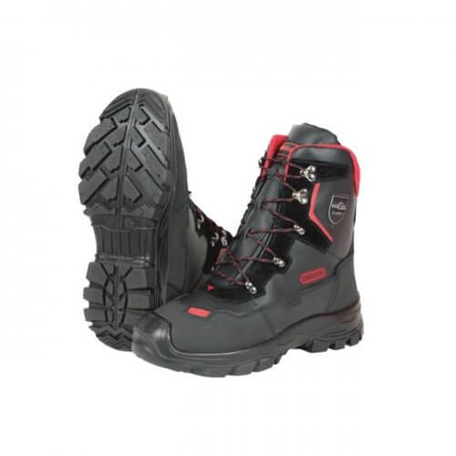 As resistentes botas OREGON® para trabalhos com motosserra