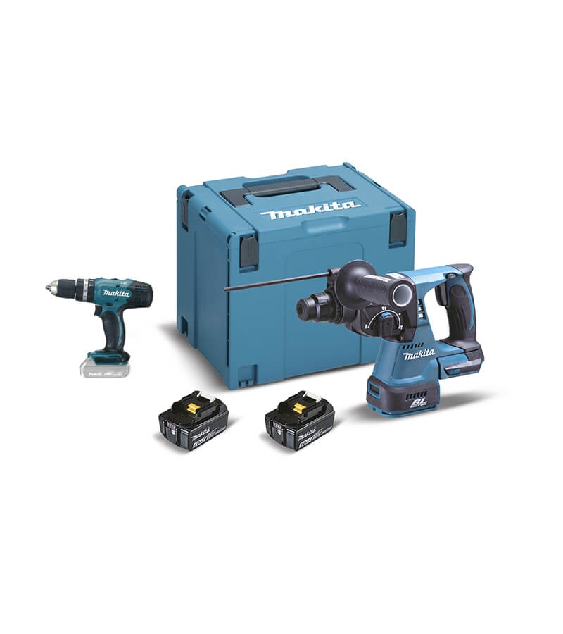 Martelo Kit Makita DLX2124RTJ